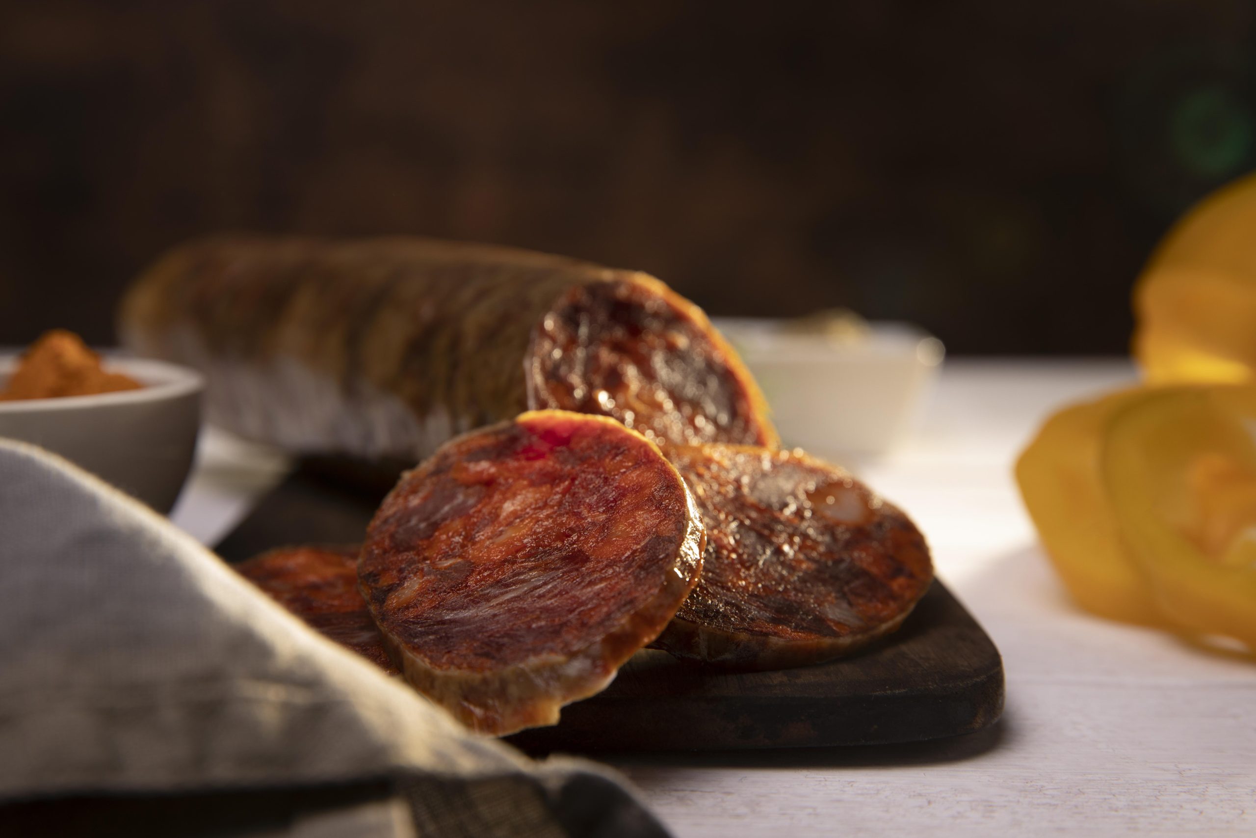 deliciosa composicion tradicional de chorizo